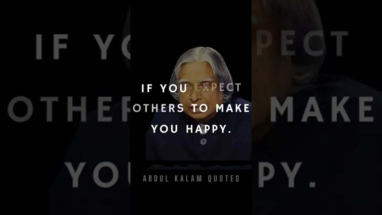 One of the Most Inspiring Quotes from APJ Abdul Kalam || #quotes || #shorts