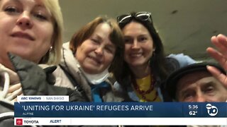 First 'Uniting for Ukraine' refugees arrive in San Diego County