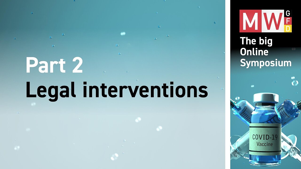 Online Symposium - Part 2 - Legal Interventions