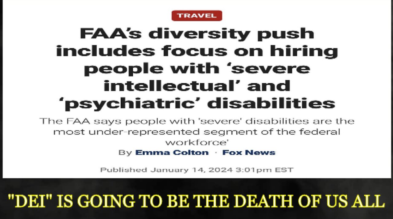 Airlines, FAA Prioritize Hiring Mentally ill & Disabled?!..
