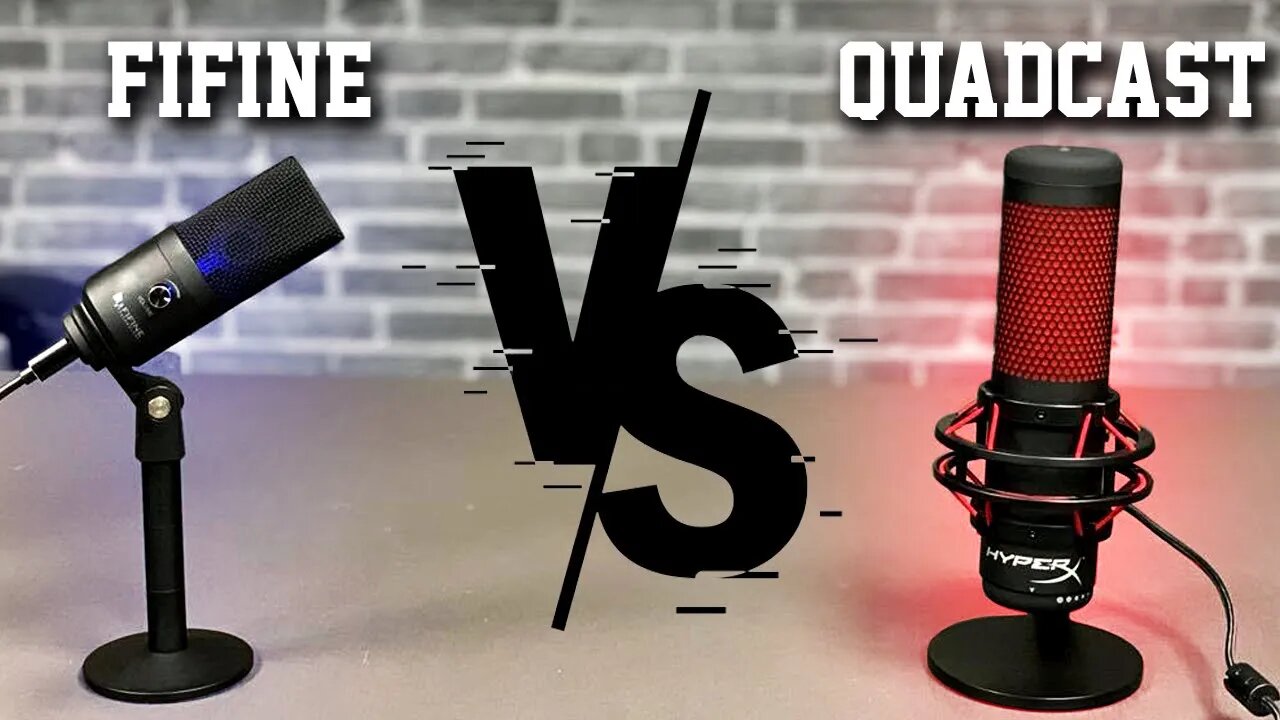 BARATO OU CARO? TESTE FIFINE vs HYPERX QUADCAST