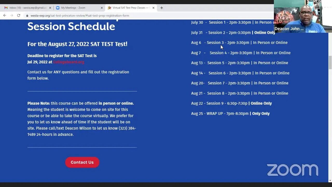 Class of 2023 Meeting