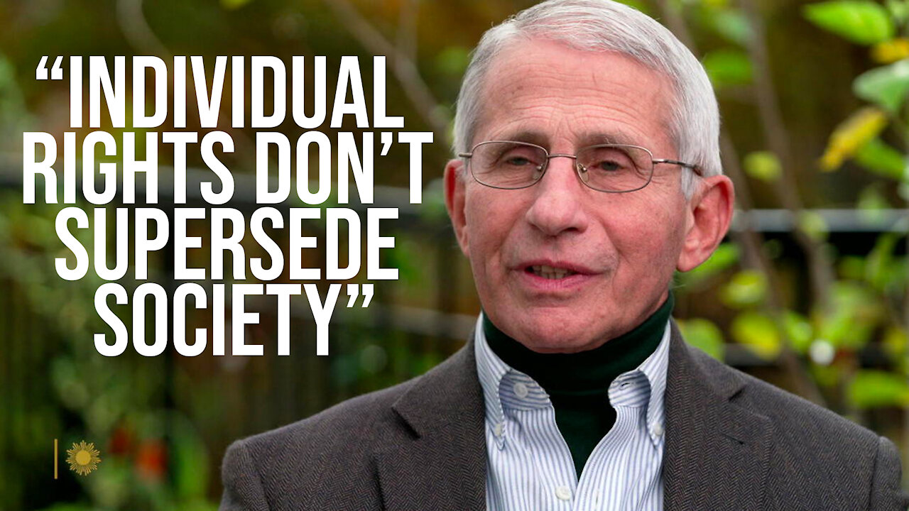 Fauci Interviews With Koppel and Remarks on Individual Rights