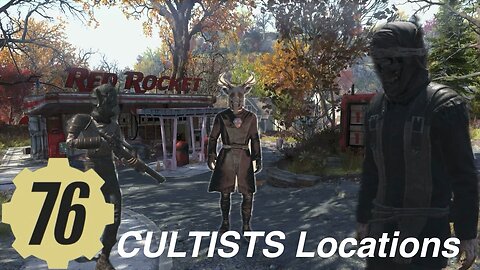 Fallout 76 CULTISTS Locations Guide, Mothman, moth man,