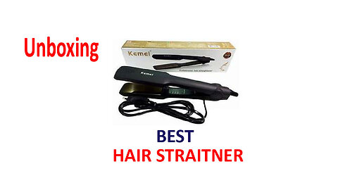 HAIR STRAIGHTENER FOR LADIES!