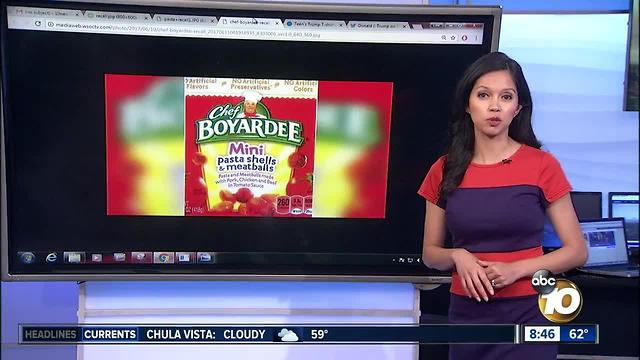 Milk prompts recall of Chef Boyardee, other pastas