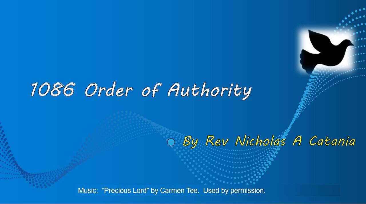 1086 Order of Authority