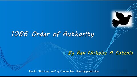 1086 Order of Authority