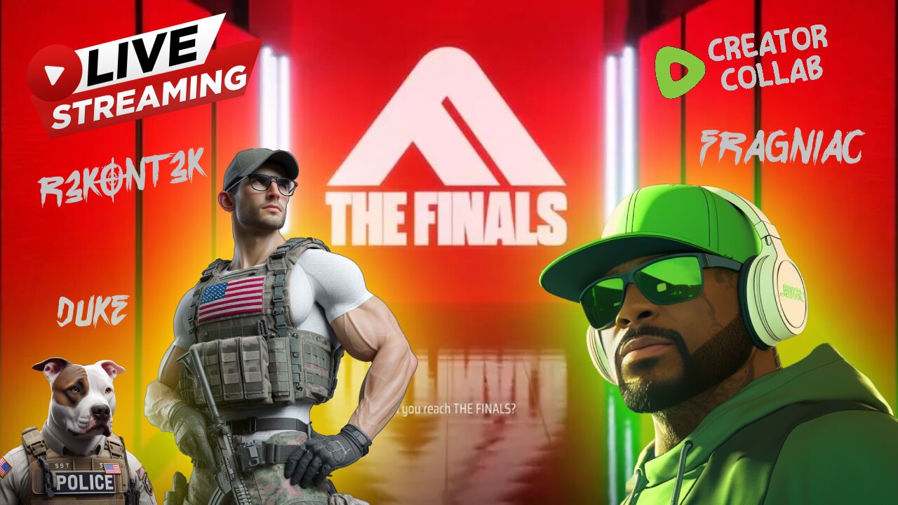 📺Creator Collab | R3KONT3K Plays "The Finals" w/ FRAGNIAC - Lessgo'