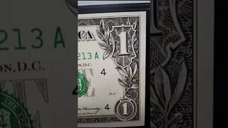 Dollar Bill Printing Error! #Dollar