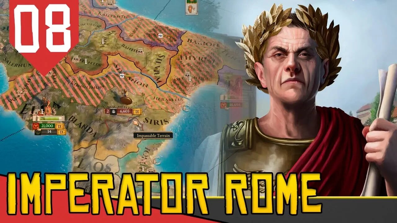 O sul é MEU PAÍS - Imperator Rome (2020) #08 [Série Gameplay Português PT-BR]