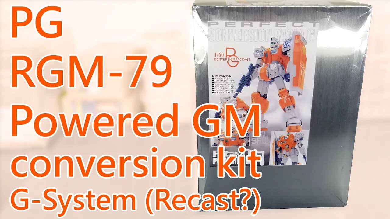 G-System 1/60 Scale PG RGM-79 Powered GM Conversion Kit (Recast?)- Part 1 - # 183