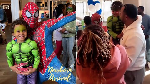 Mike Sterling & Eva Marcille Hosts Son Mikey's 4th B-Day Party! 🎂