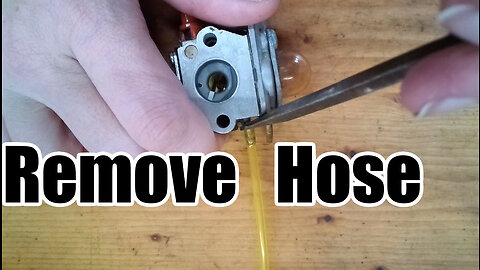 #DIY Small Engine Fuel Line Hose Removal #Tool