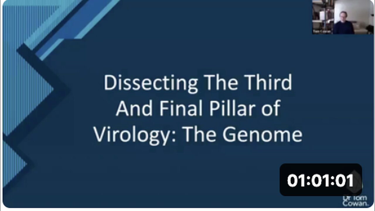 The Third and Final Pillar of VIROLOGY: The GENOME by Dr. Thomas Cowan