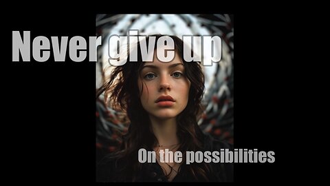 Never give up on the possibilities