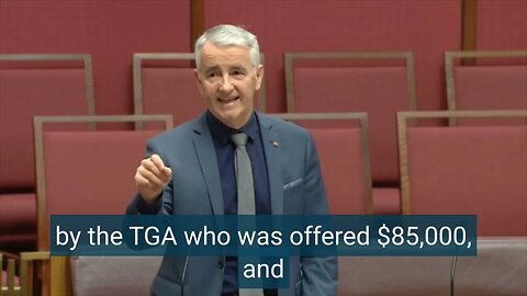 The evidence is overwhelming. No more indemnity for Big Pharma. - Senate 10.8.23