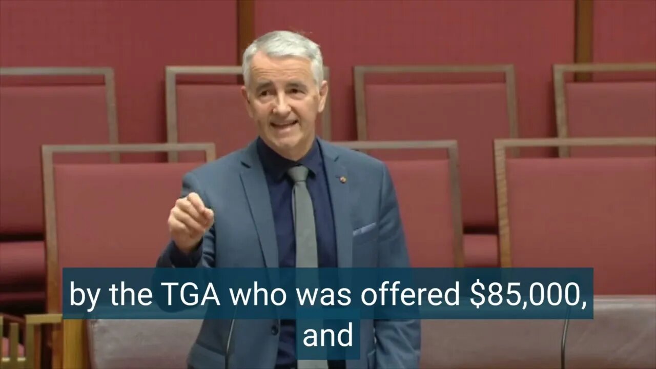 The evidence is overwhelming. No more indemnity for Big Pharma. - Senate 10.8.23