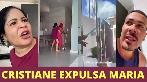 CRISTIANE CASTRO NA CASA DE MARIA QUERENDO EXPULSAR INCLUSIVE A DONA DA CASA E CARLINHOS MAIA RINDO