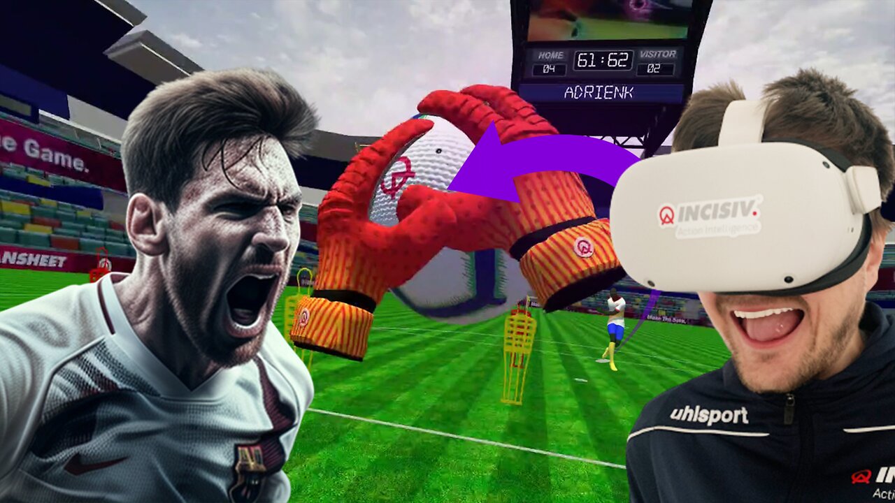 SAVING MESSI'S BEST GOALS IN VR (CleanSheet)