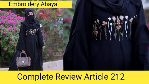 Embroidery Work Design Abaya collection 2023 | New Trendy Abaya | Black Abaya | New Lattest Abaya