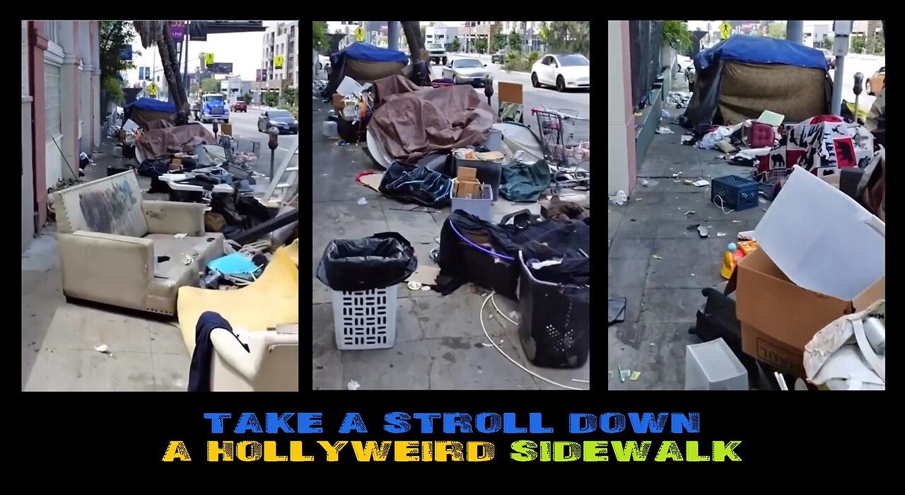 The Streets of HollyWood. And Gavin Newsom wants to rule the Country.