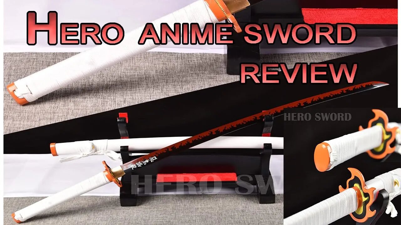 Anime Hero Sword Unboxing and Review