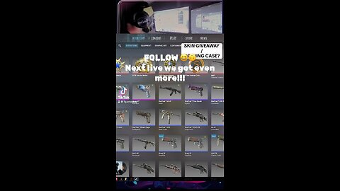 Giving out skins on LIVE (CS2)