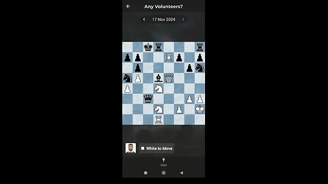 Daily Chess Puzzle 17/11/2024