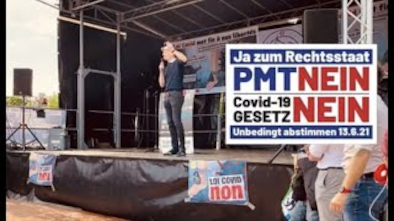 Michael Bubendorf - Freunde der Verfassung - 22.05.2021 - Demo - Neuchâtel/Neuenburg NE