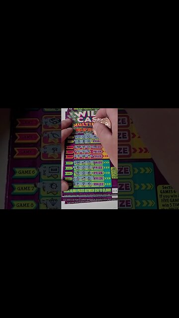 Lottery Ticket Test Wild Cash Scratch Offs! #lottery