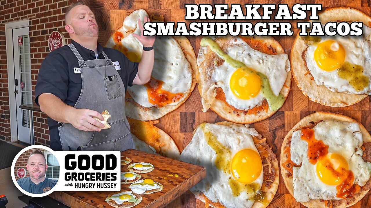 Matt Hussey's Breakfast Smash Burger Tacos | Blackstone Griddles