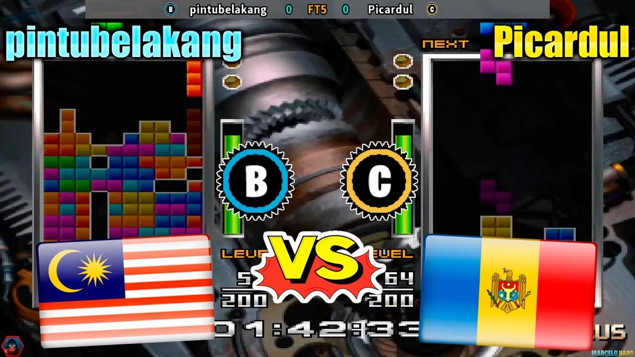 Tetris the Absolute The Grand Master 2 PLUS (pintubelakang Vs. Picardul) [Malaysia Vs. Moldova]