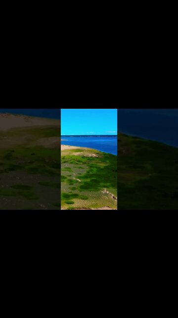 Beautiful beach from above