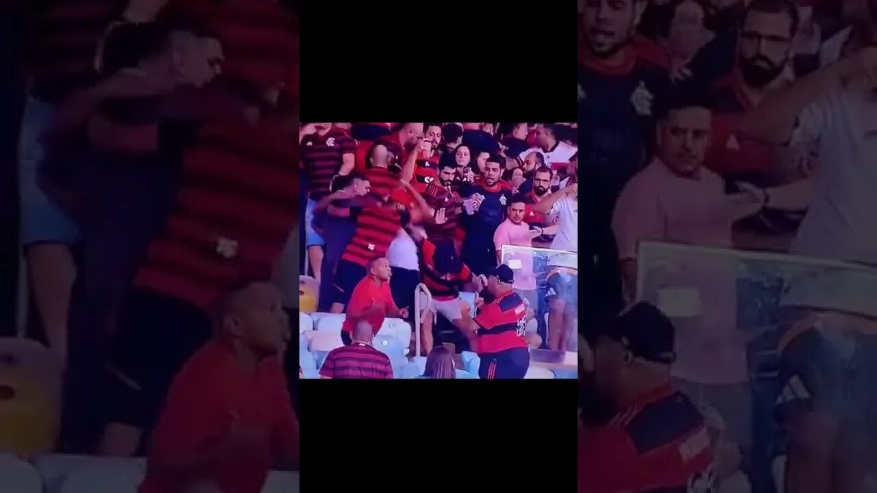 É TRETA!!! BRIGA GENERALIZADA ENTRE TORCEDORES DO FLAMENGO NO MARACANÃ #Shorts