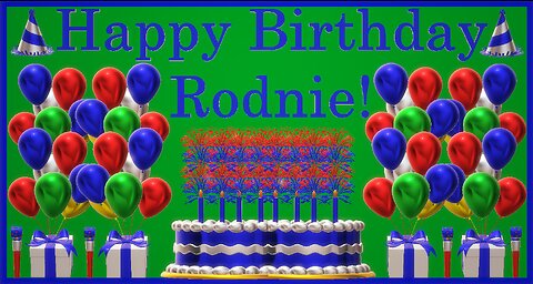 Happy Birthday 3D - Happy Birthday Rodnie - Happy Birthday To You - Happy Birthday Song