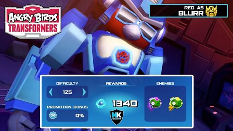 Angry Birds Transformers - Spark Run Series - Level 125 - Featuring Blurr