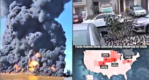 GIANT EXPLOSION AT OIL FACILITY*OHIO TOXIC WASTE BEING BURIED IN TEXAS & MICHIGAN*SO CAL SNOW*SIGNS*