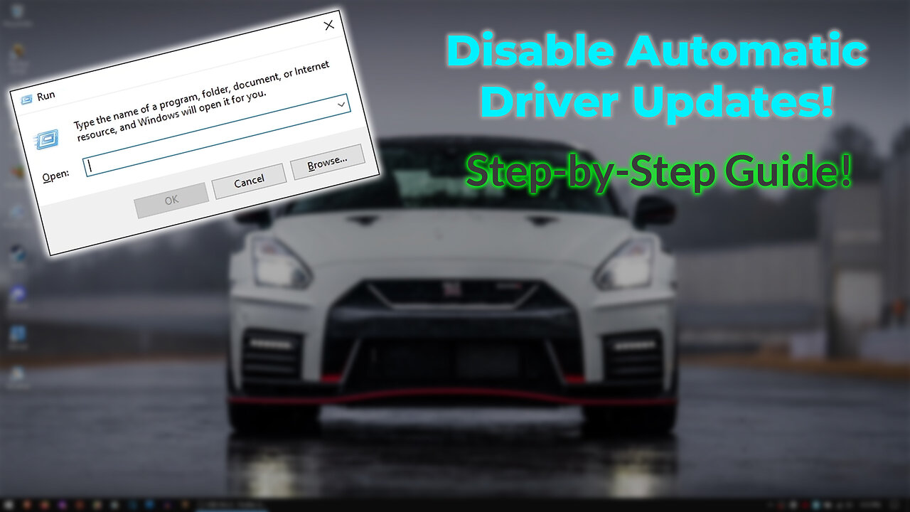 Disable Automatic Driver Updates!