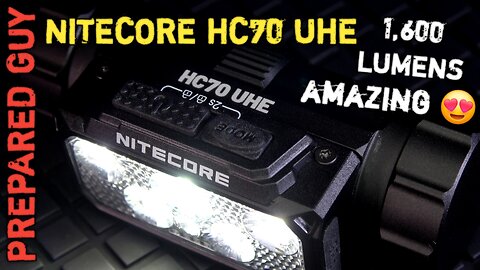 NITECORE HC70 UHE HEADLAMP REVIEW