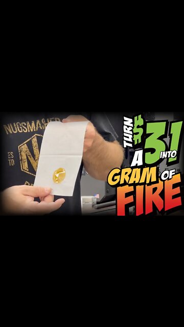 TURN 31 BUCKS INTO A GRAM OF FIRE SHORT FULL VIDEO: https://youtu.be/5_ReBjbDR8E
