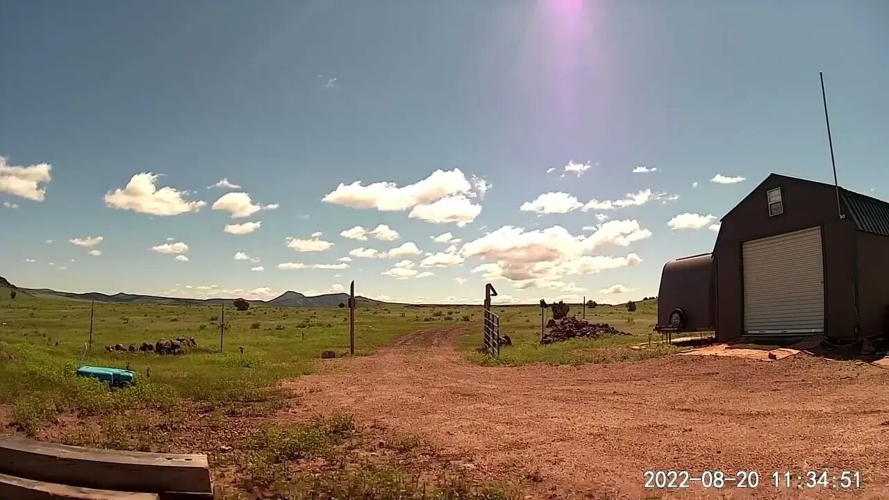 2 slightly different views of the crazy weather in Northern Arizona on same day Time Lapse