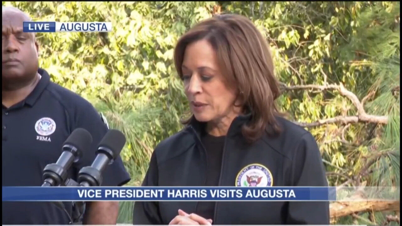 Kamala Harris Comforts Storm Ravaged Georgians With Reminder FEMA Might Give Them $750