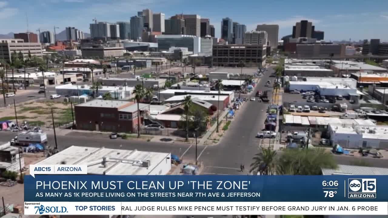 Judge orders Phoenix to shut down "The Zone", where do the homeless go?