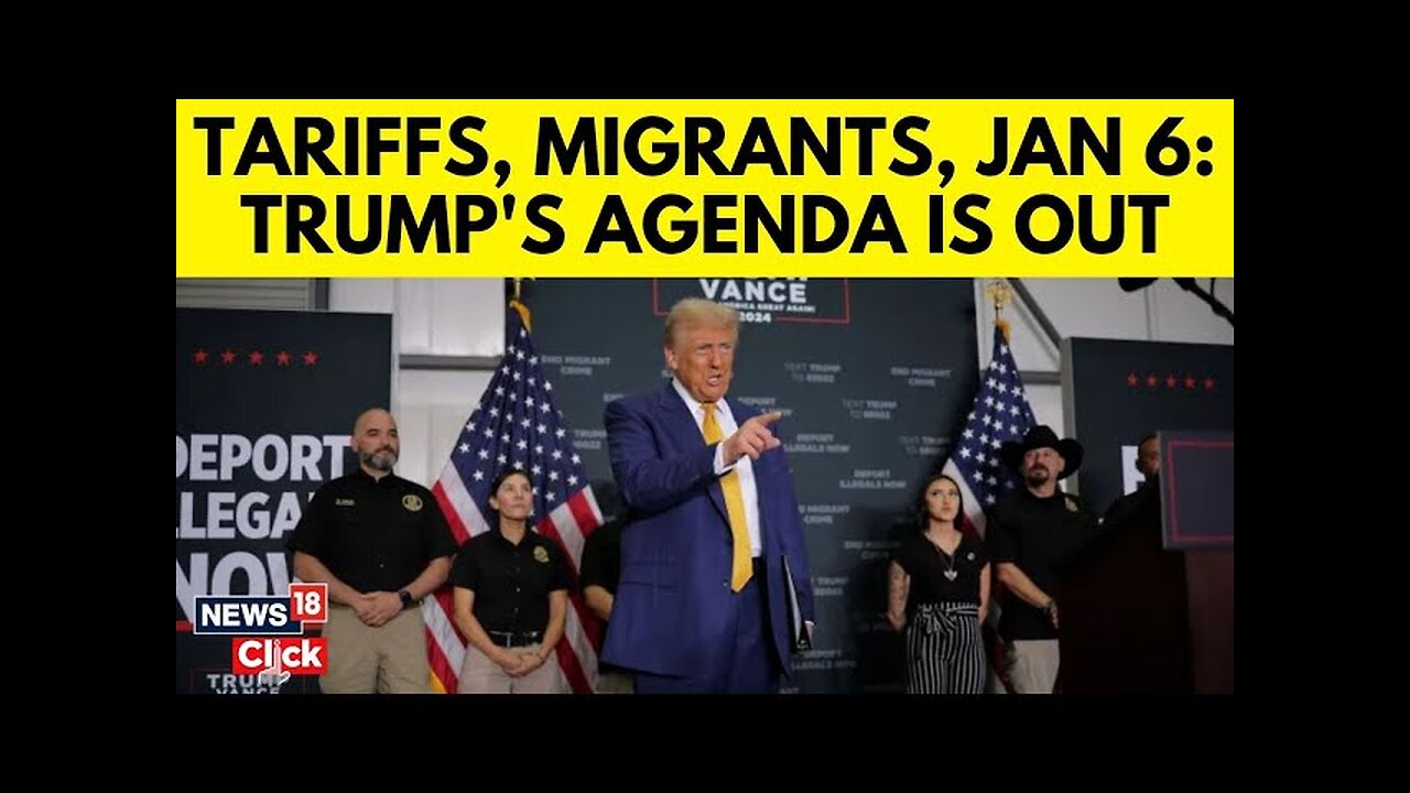 US News Today | Donald Trump Lays Out Agenda, Including Mass Deportations | Trump News | N18G