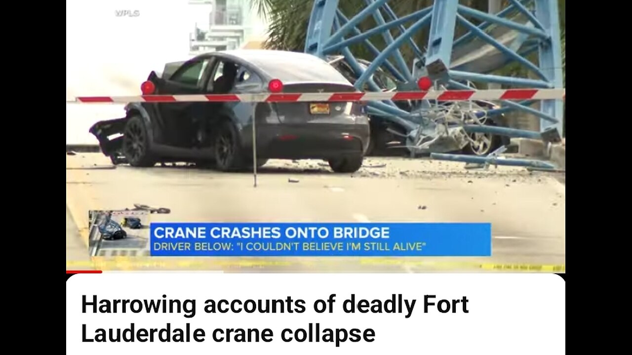 Harrowing account of deadly Fort Lauderdale crane collapse.