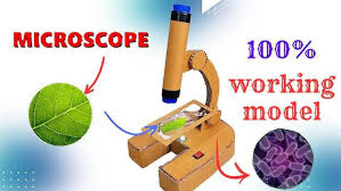 How to make Microscope with cardboard | Science project 2024