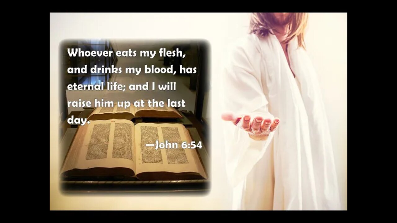 Eat My Flesh & Drink My Blood Jesus Christ