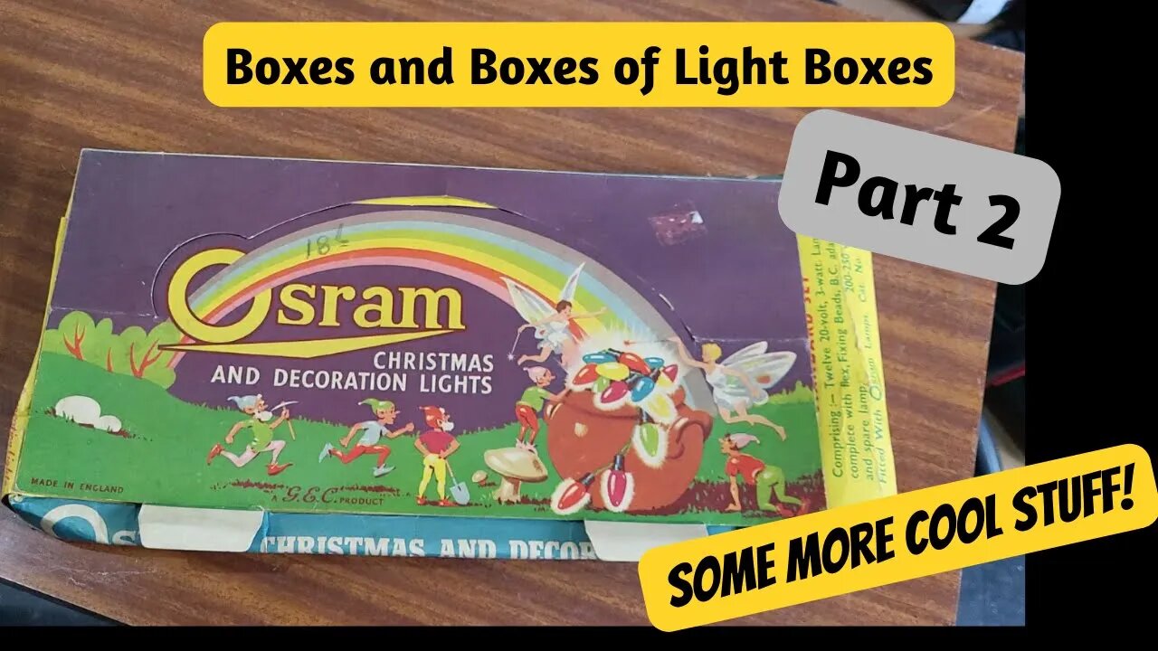 More Boxes of Christmas Lights - Part 2 - More Old Musty Awesomeness