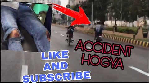 First Vlog I Gizri pai dost ka accident I Ramzan tracks